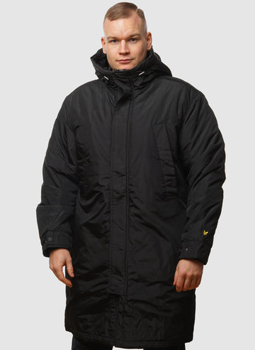 Longline Parka - Jet Black