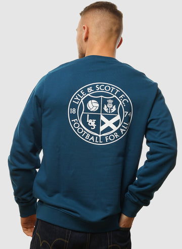 Football For All Graphic Sweatshirt - Apres Navy