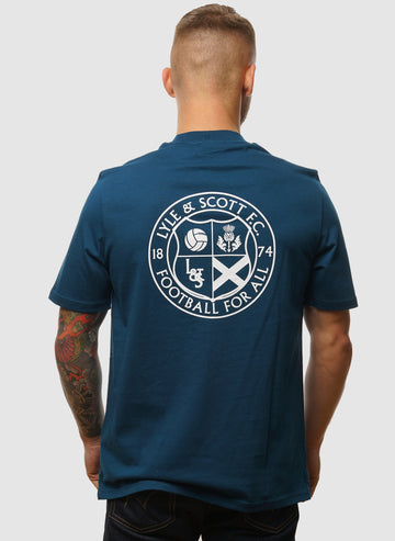 Football For All Graphic T-Shirt - Apres Navy