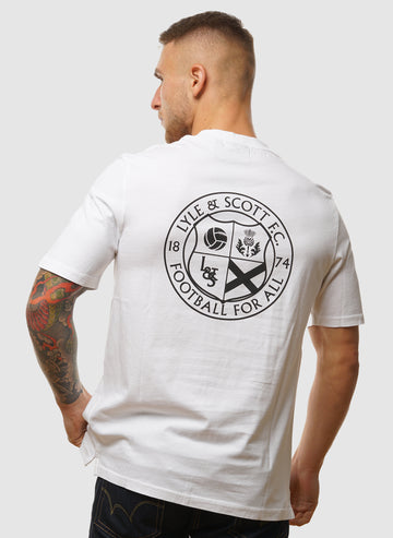 Football For All Graphic T-Shirt - White