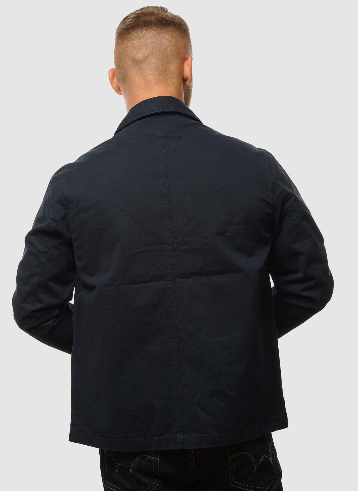 Cotton Overshirt - Dark Navy