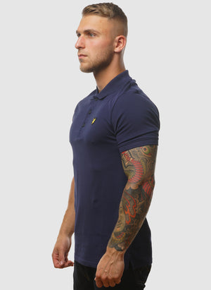 Plain Poloshirt - Navy