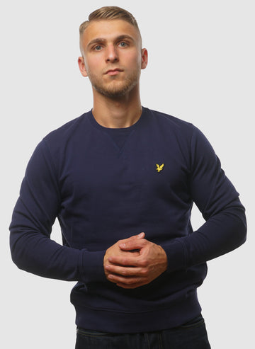 Crew Neck Sweatshirt - Navy