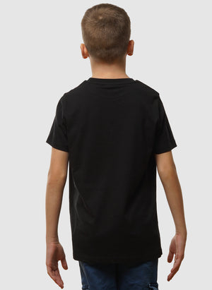 Kids Plain T-Shirt - Jet Black