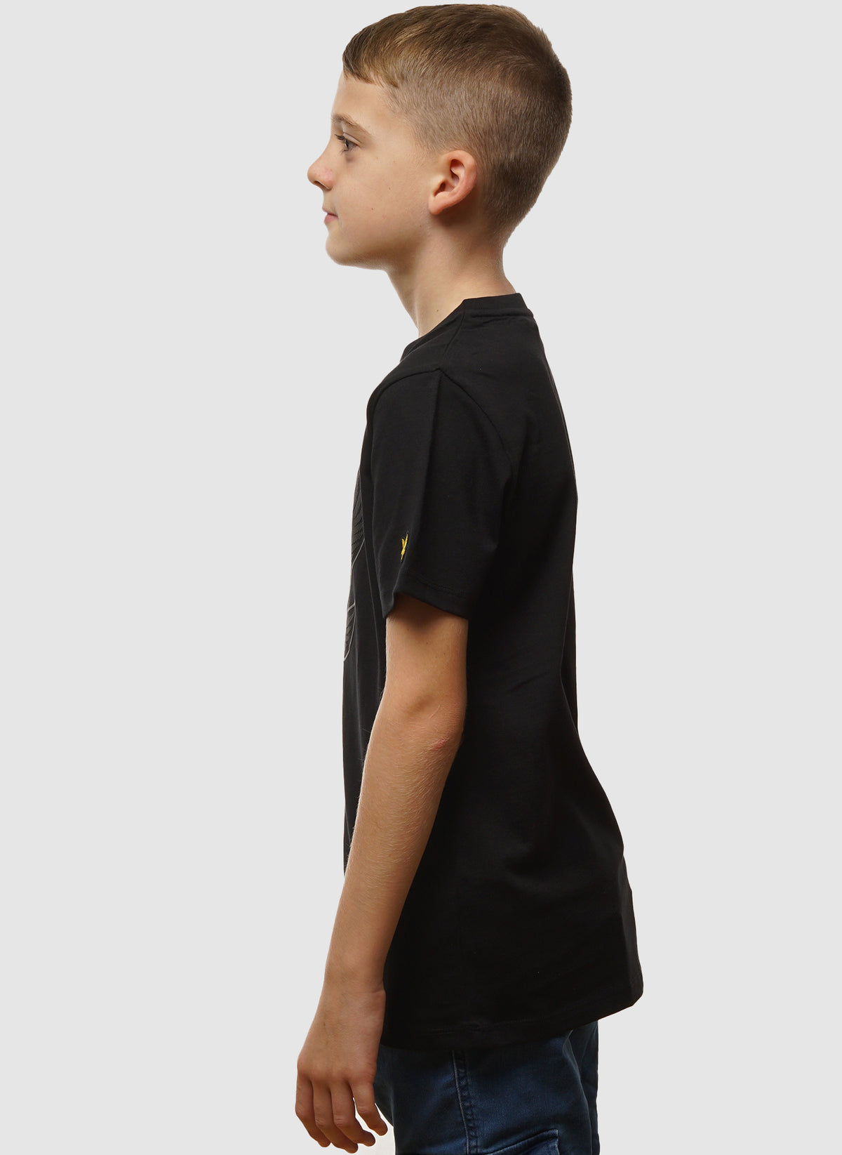 Kids Graphic Eagle T-Shirt - Jet Black