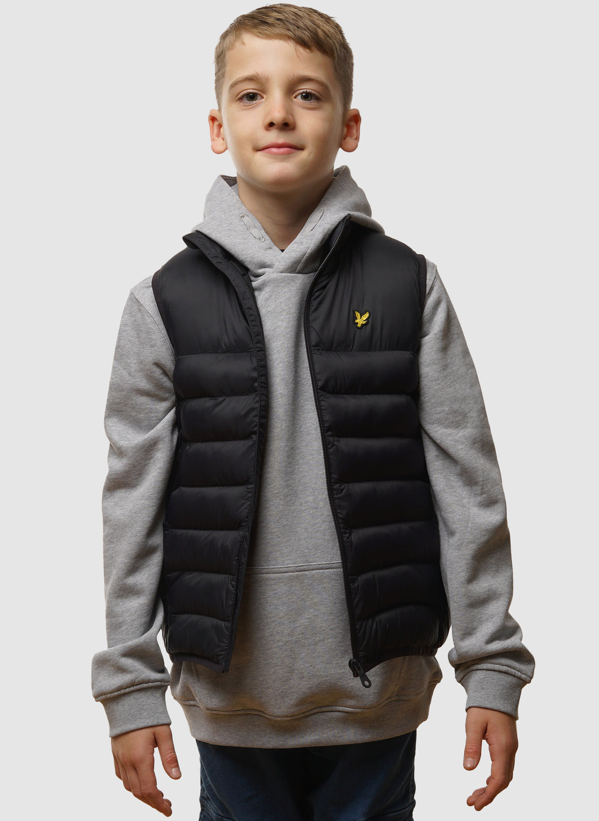 Kids Wadded Gilet - Jet Black