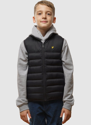 Kids Wadded Gilet - Jet Black