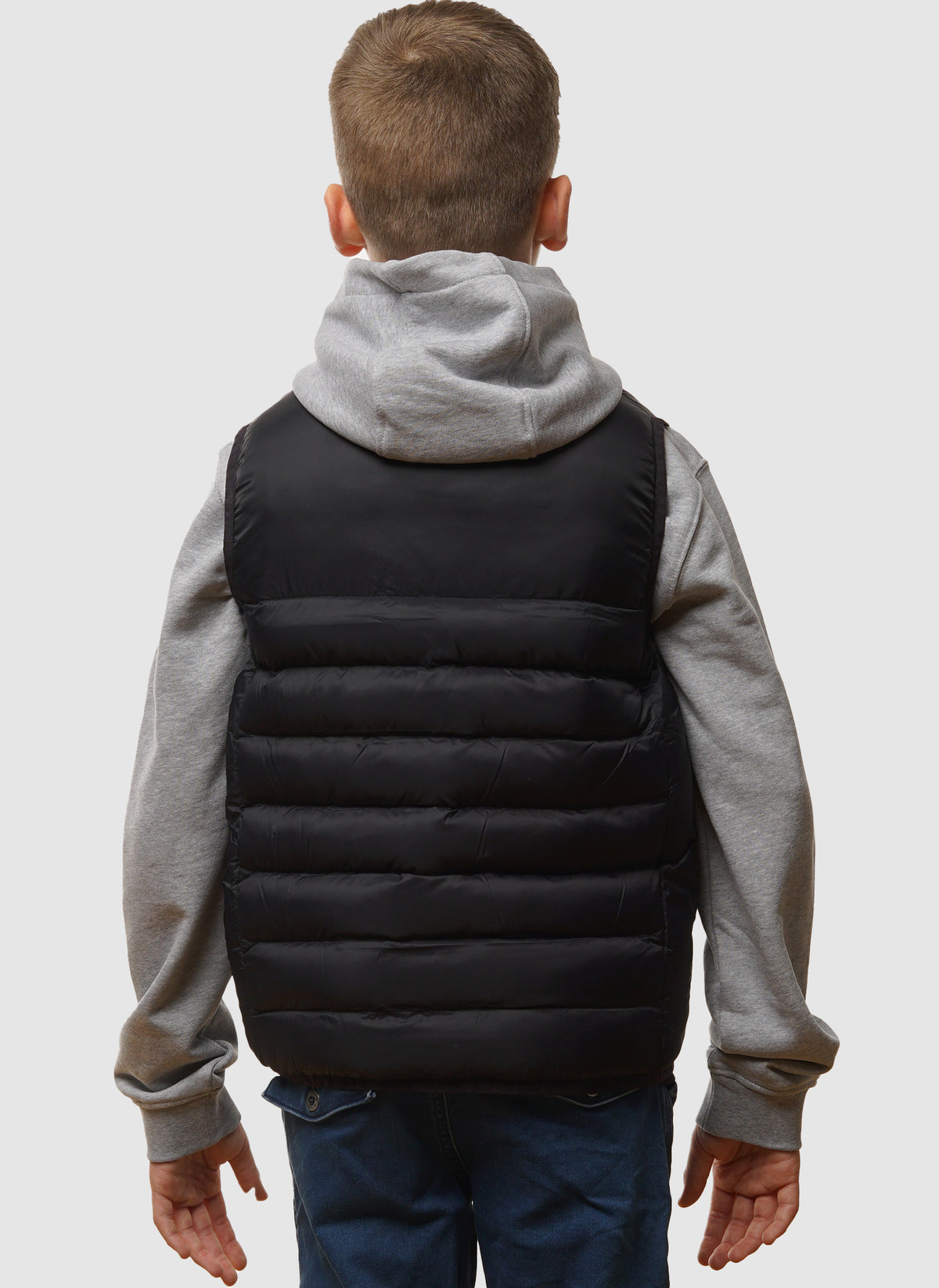 Kids Wadded Gilet - Jet Black