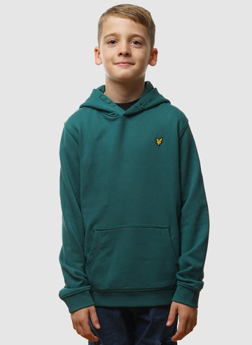 Kids Pullover Hoodie - Deep Emerald