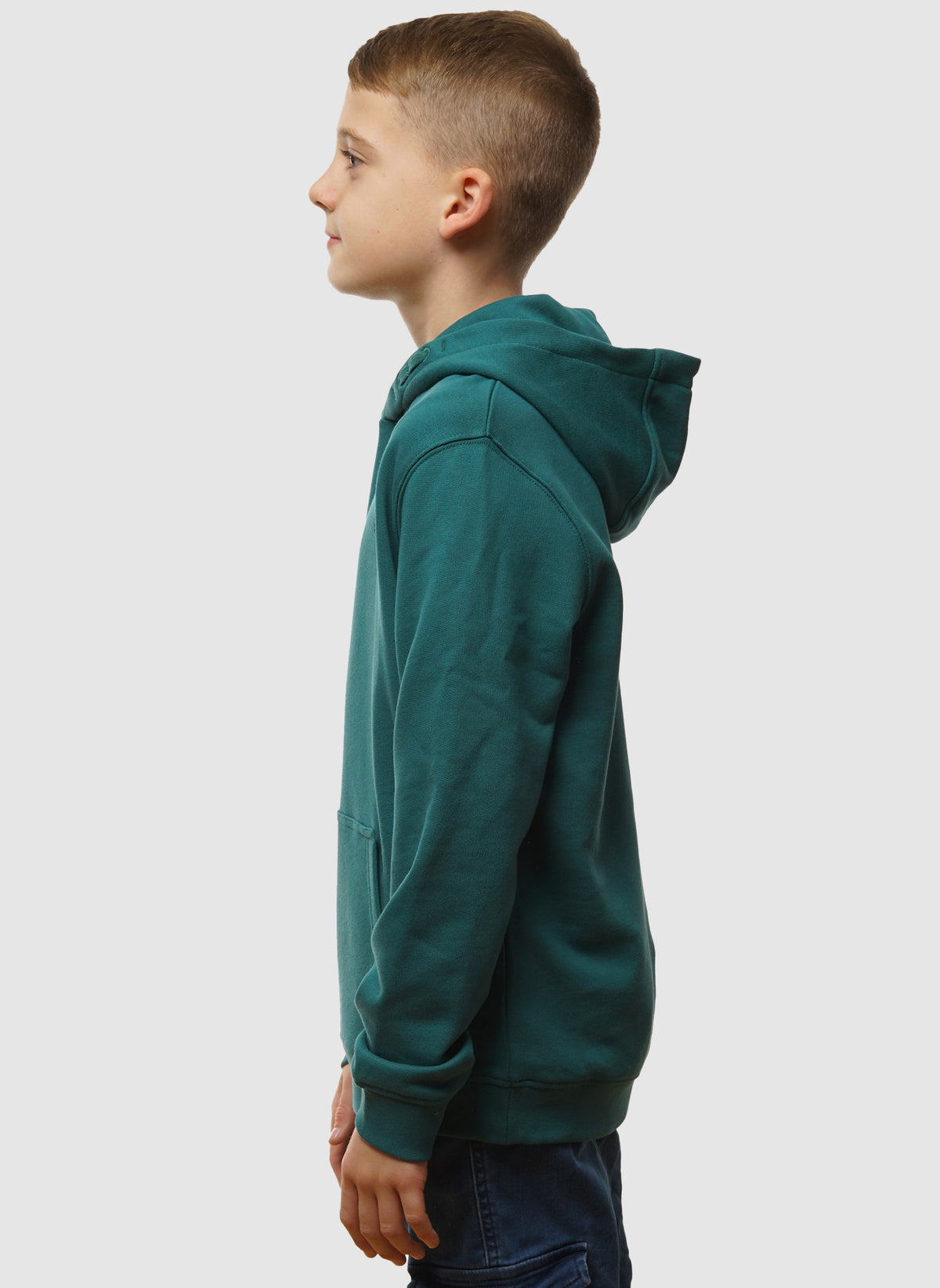 Kids Pullover Hoodie - Deep Emerald