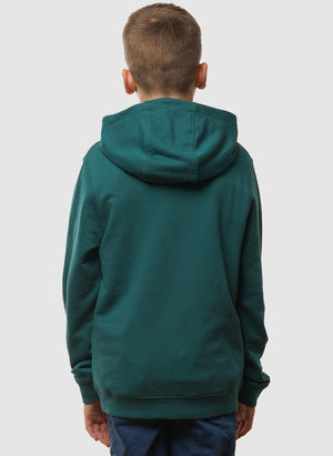 Kids Pullover Hoodie - Deep Emerald