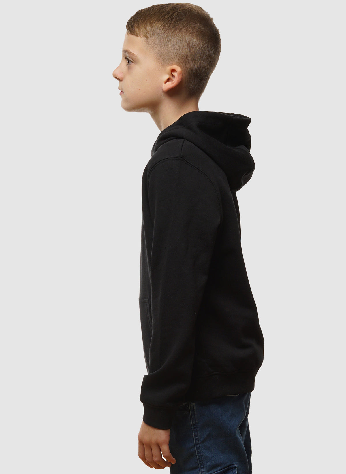 Kids Pullover Hoodie - Jet Black