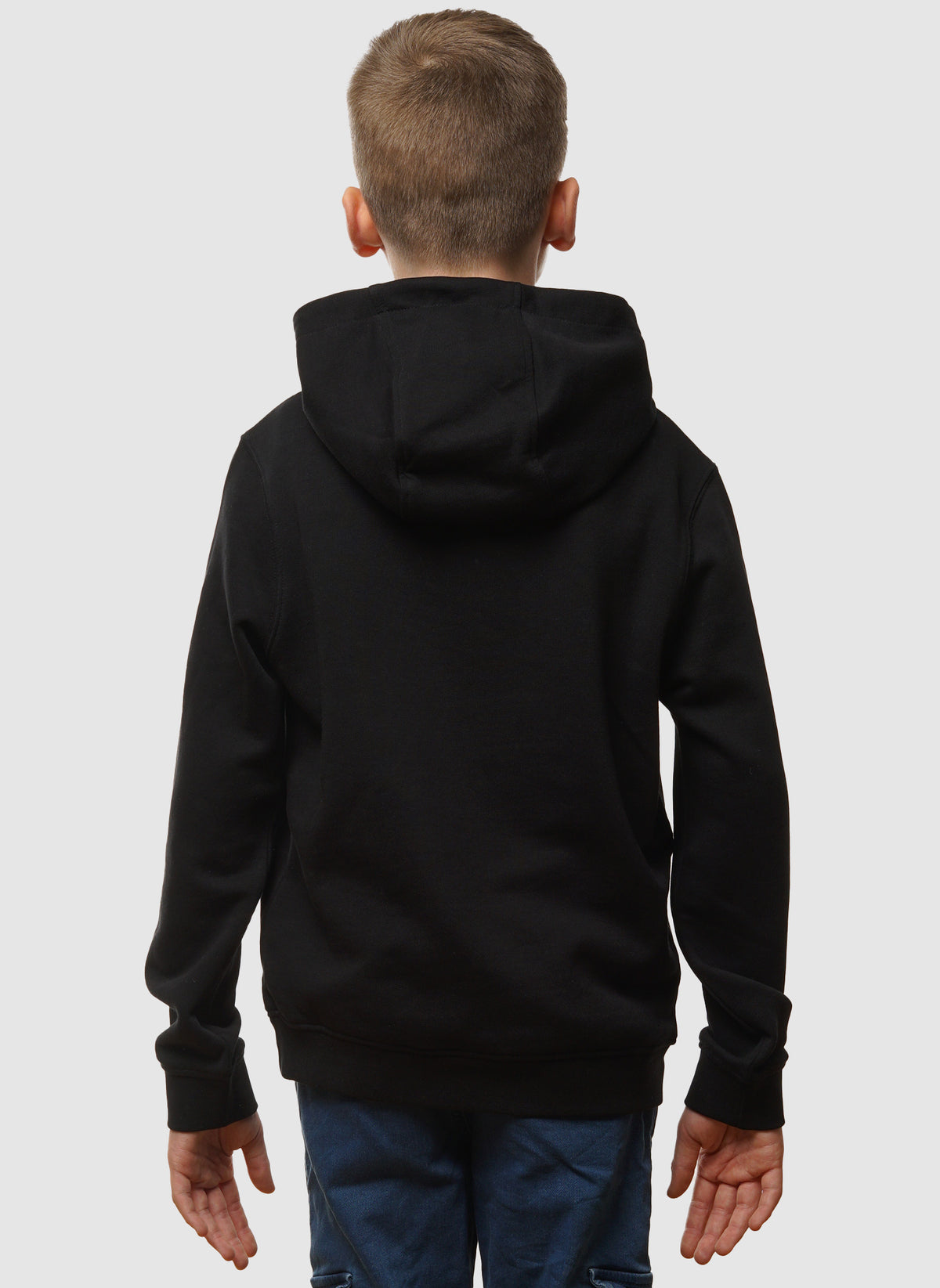 Kids Pullover Hoodie - Jet Black