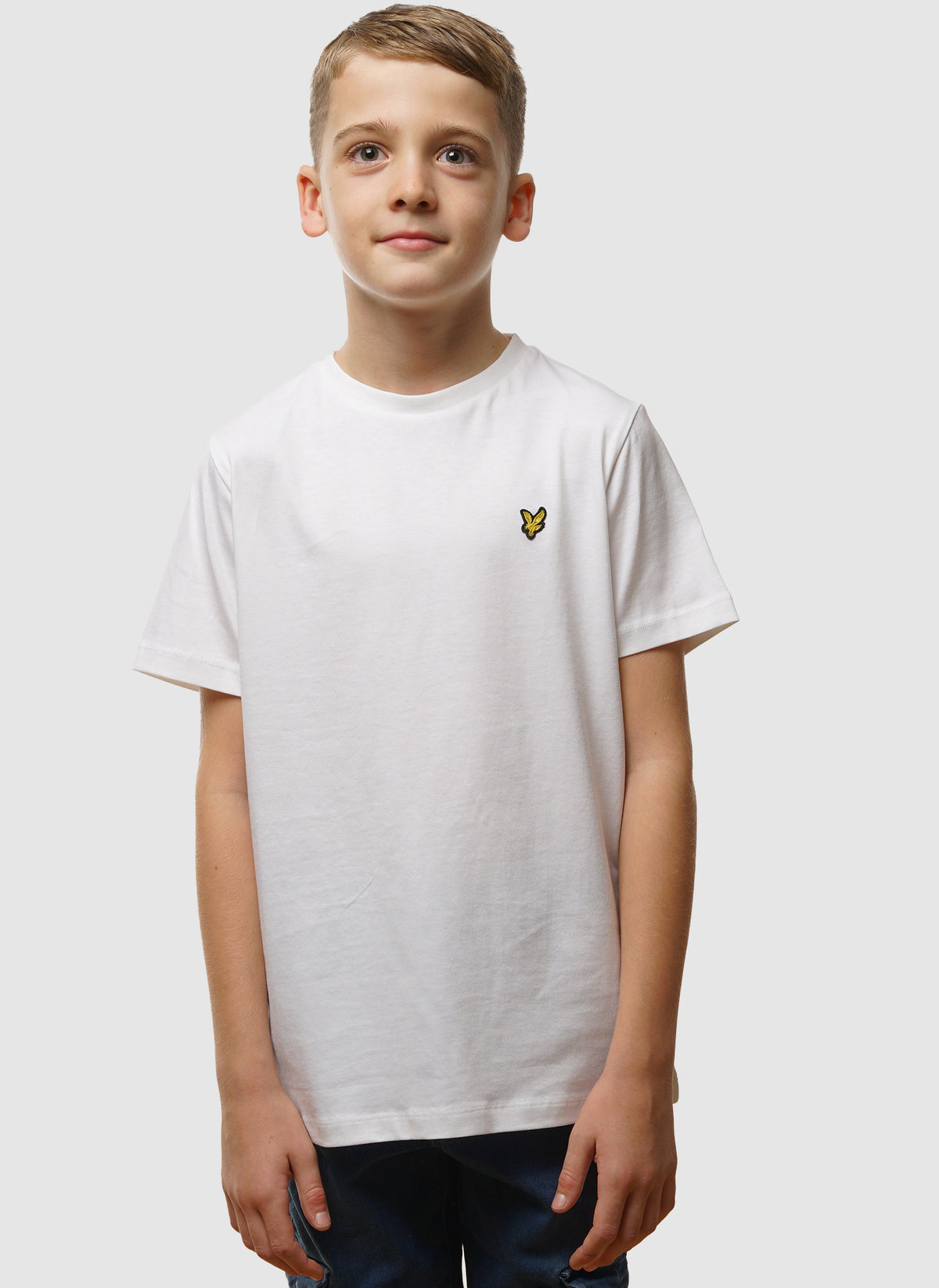 Kids Plain T-Shirt - White