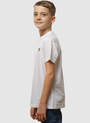 Kids Plain T-Shirt - White