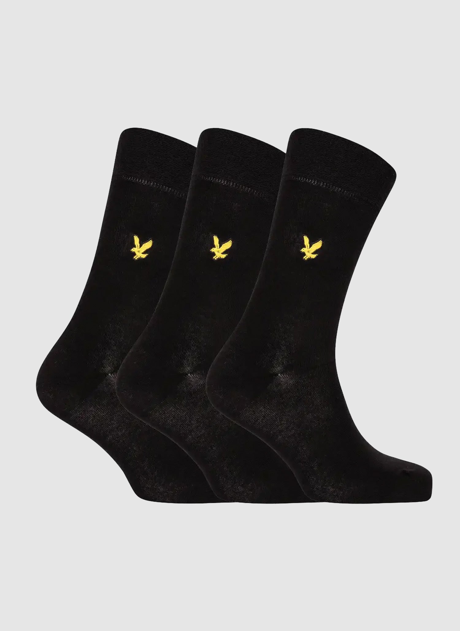 Three Pack Angus Socks - Black