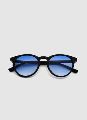 New Depp Sunglasses - Black/Gradient Blue