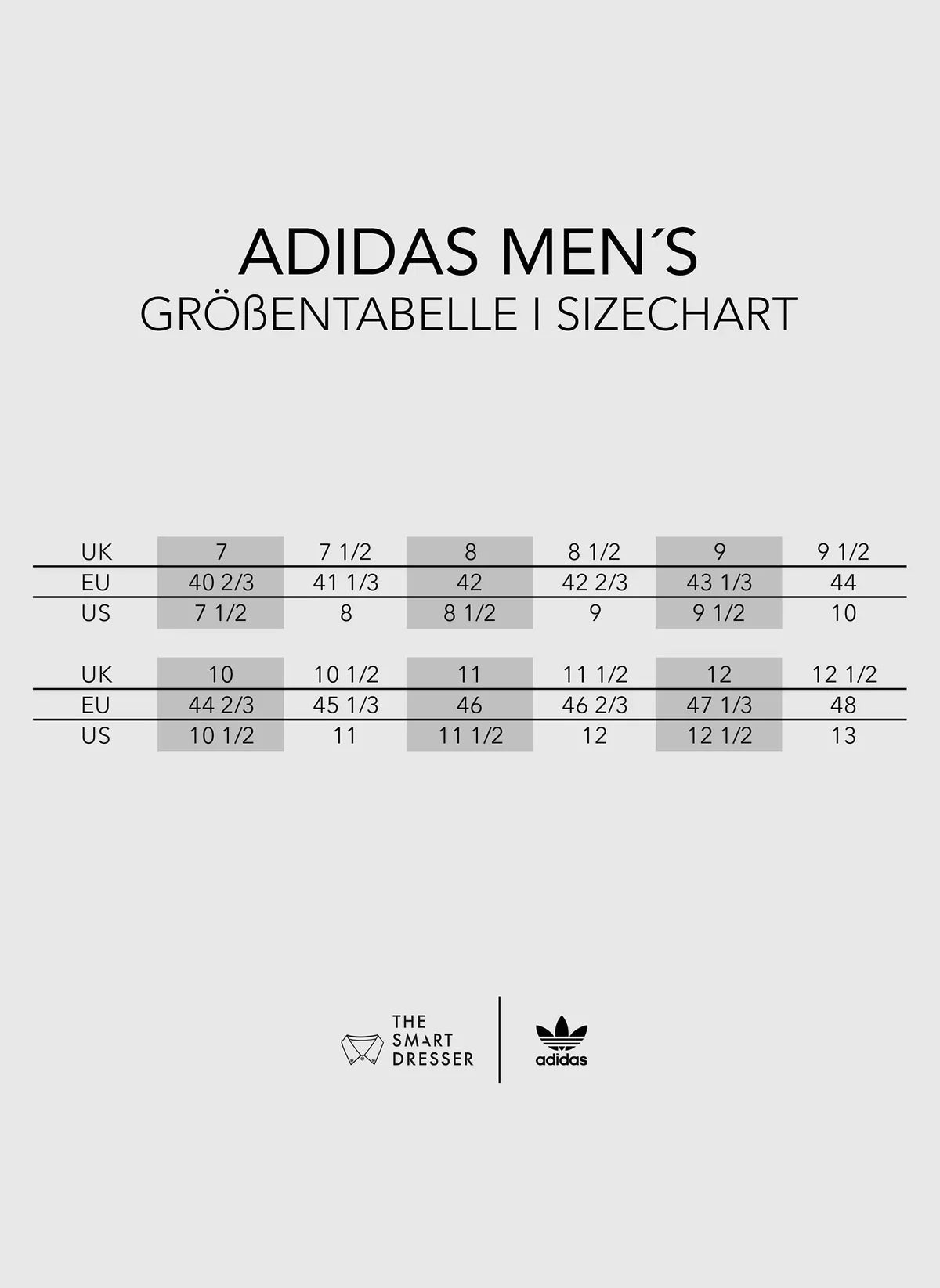 Adidas us to 2024 uk size conversion london