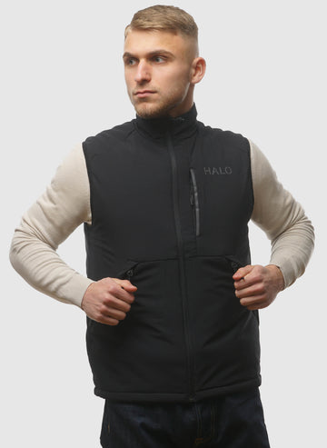 Halo Insulated Tech Vest - Black