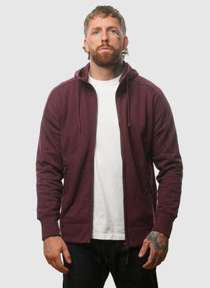 Goggle Sweatshirt Jacket  - Potent Purple