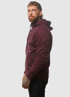 Goggle Sweatshirt Jacket  - Potent Purple