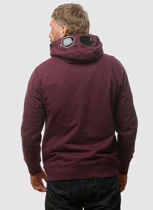 Goggle Sweatshirt Jacket  - Potent Purple