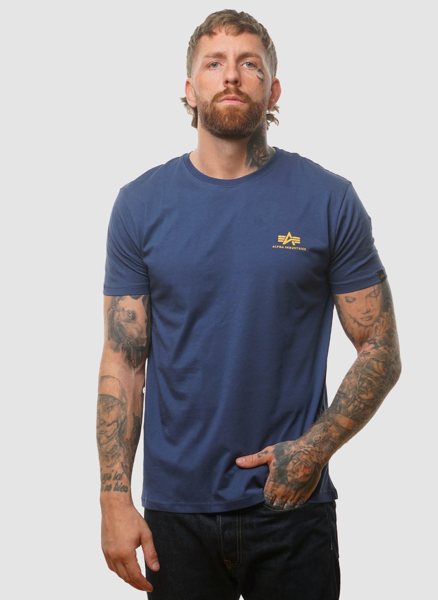 Basic Small Logo T-Shirt - New Navy