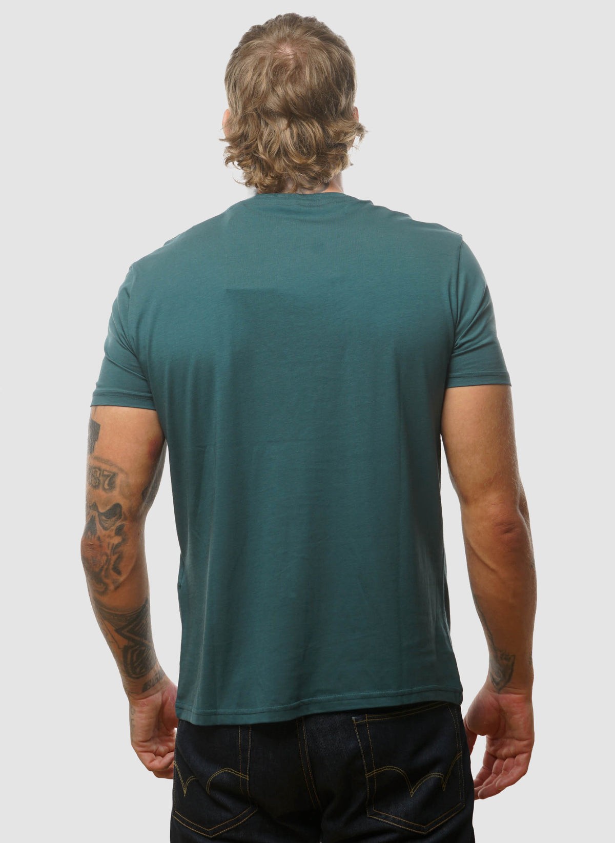 Alpha Label T-Shirt - Force Green