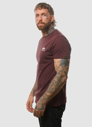 Basic Small Logo T-Shirt - Deep Maroon