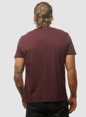 Basic Small Logo T-Shirt - Deep Maroon