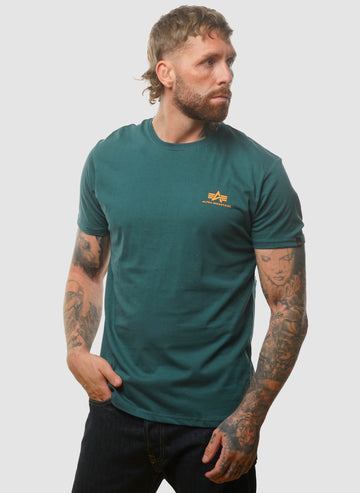 Basic Small Logo T-Shirt - Force Green