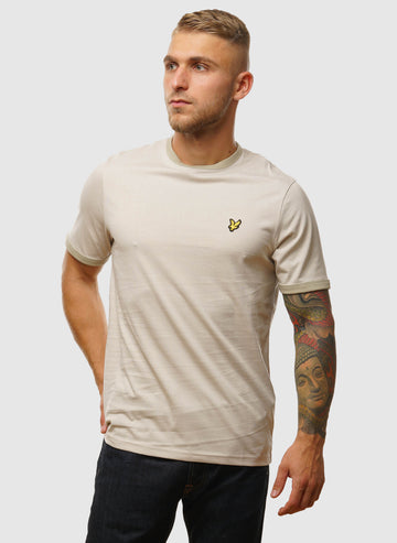 Ringer T-Shirt - Cove/ Dried Sage