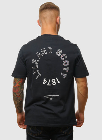 Tartan Heritage Graphic T-Shirt - Dark Navy
