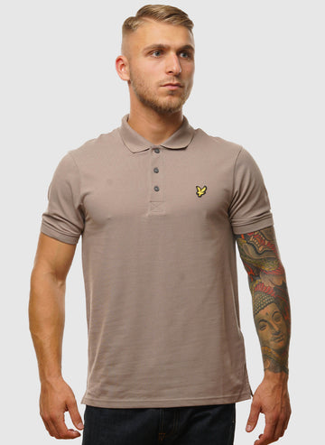 Plain Poloshirt - Heritage Taupe