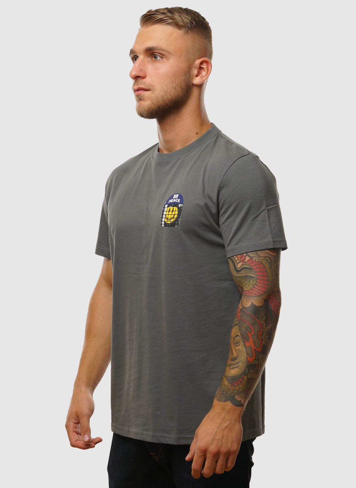 Metropolitan Peace T-Shirt - Zinc