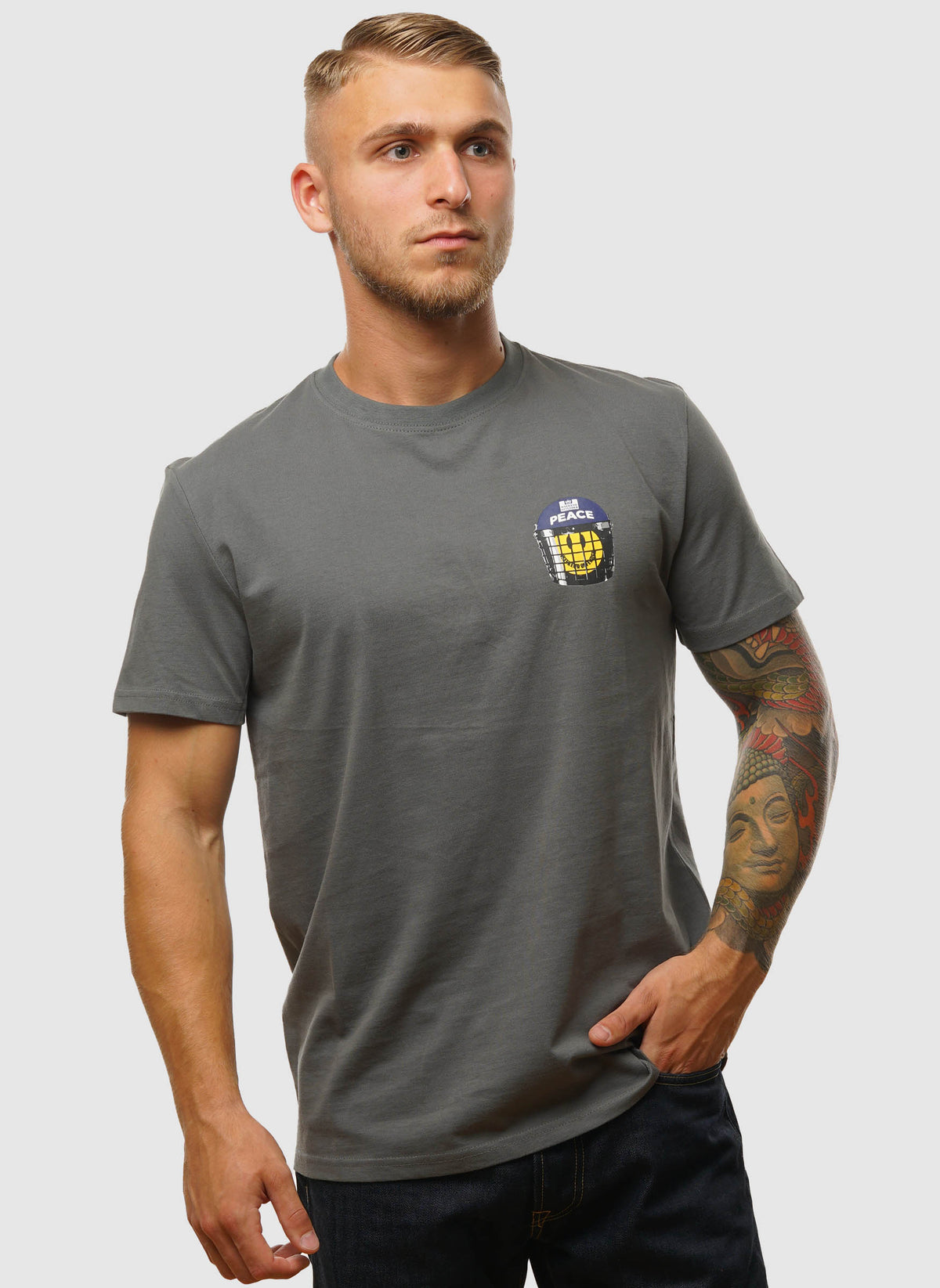 Metropolitan Peace T-Shirt - Zinc