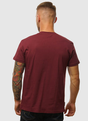 Classic Label T-Shirt - Burgundy