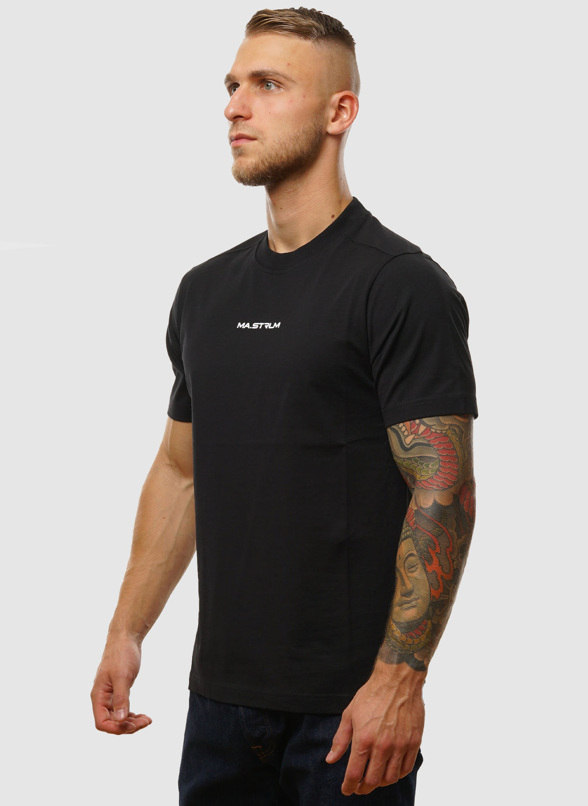 Logo Print T-Shirt - Jet Black