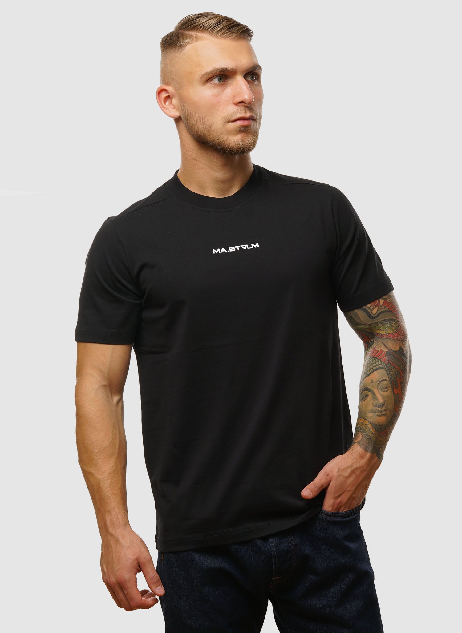 Logo Print T-Shirt - Jet Black