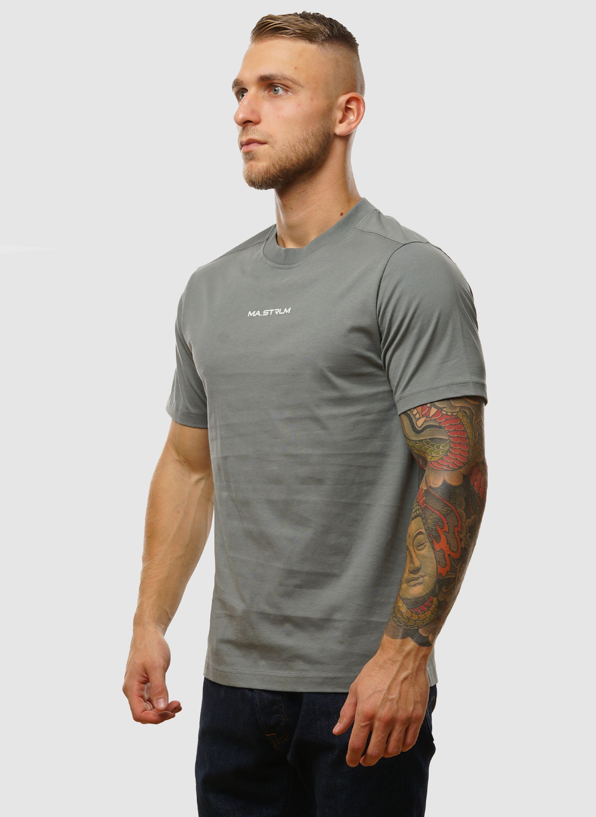 Logo Print T-Shirt - Sedona Grey