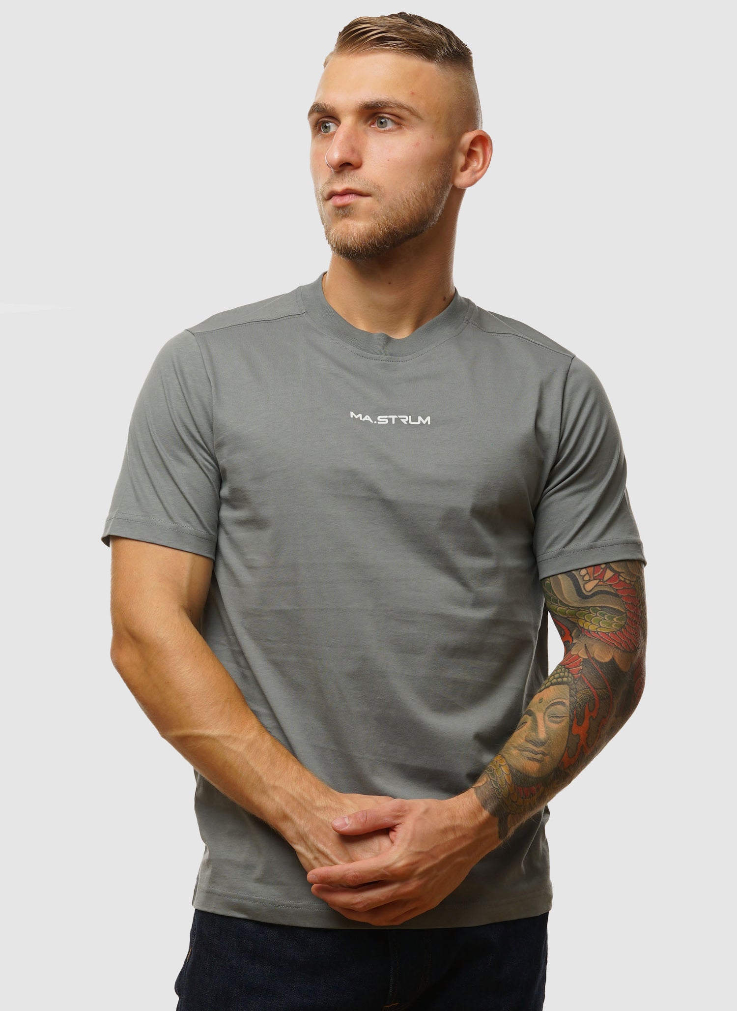 Logo Print T-Shirt - Sedona Grey