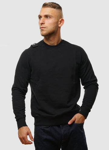 Core Crew Sweatshirt - Jet Black