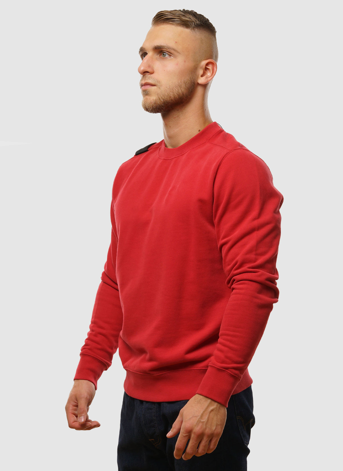 Core Crew Sweatshirt - Carmine Red