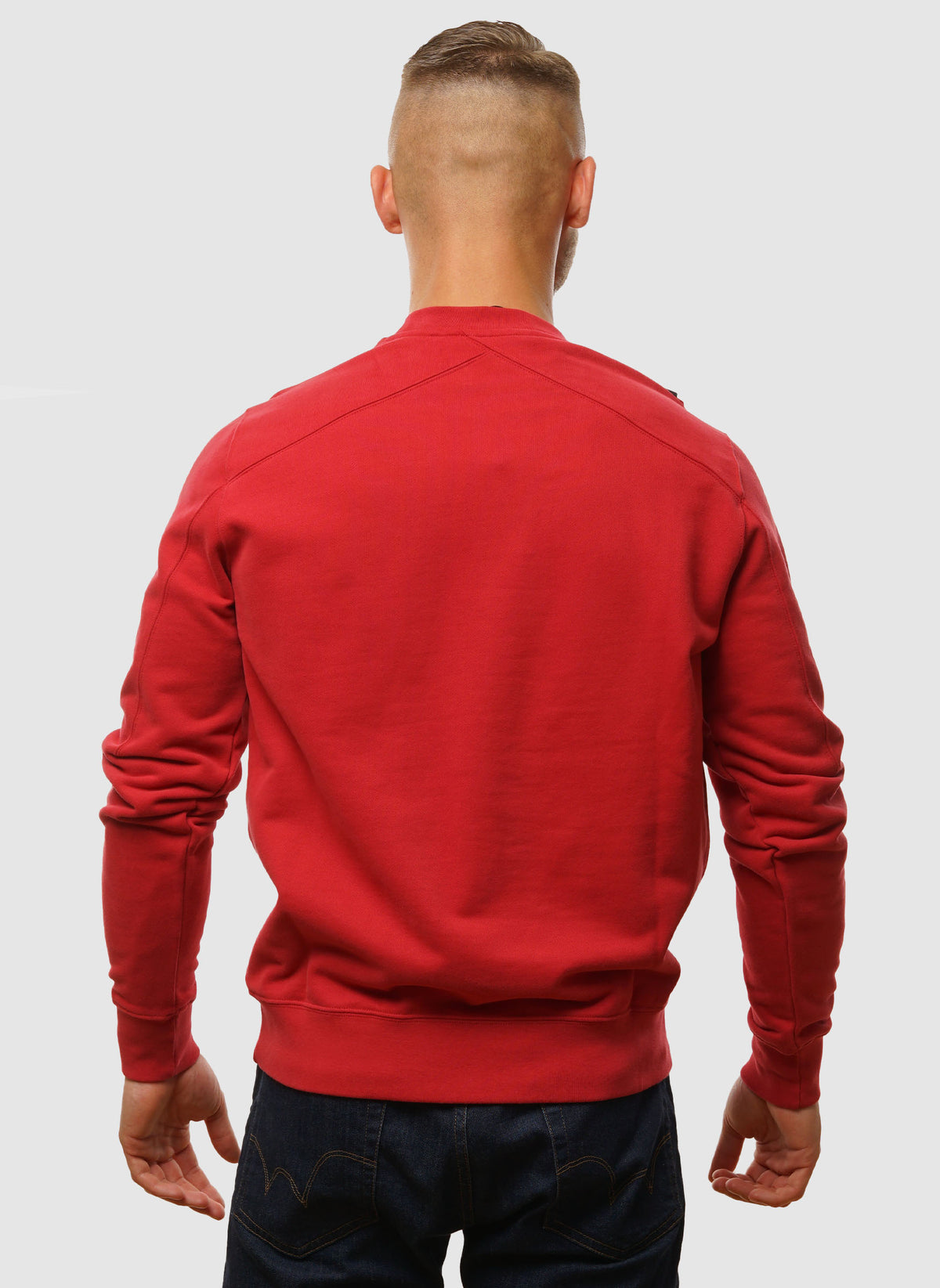 Core Crew Sweatshirt - Carmine Red