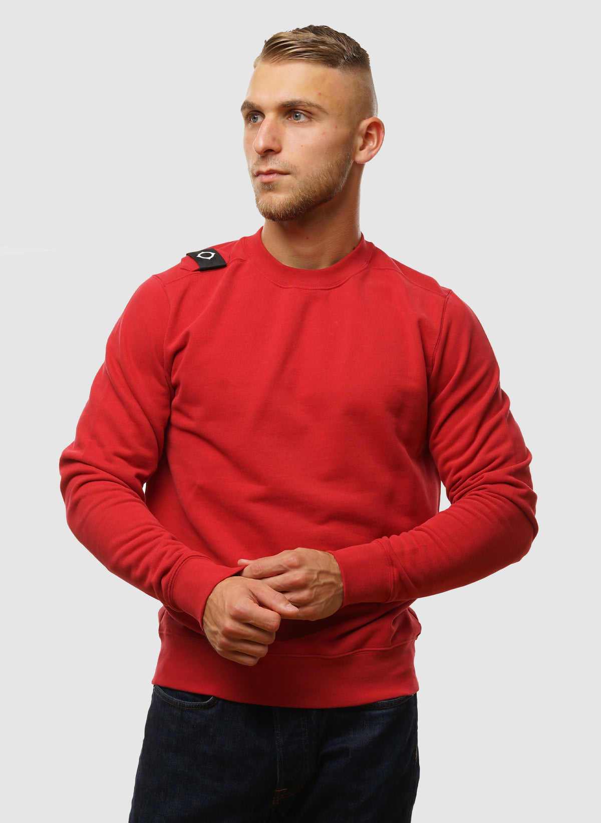 Core Crew Sweatshirt - Carmine Red