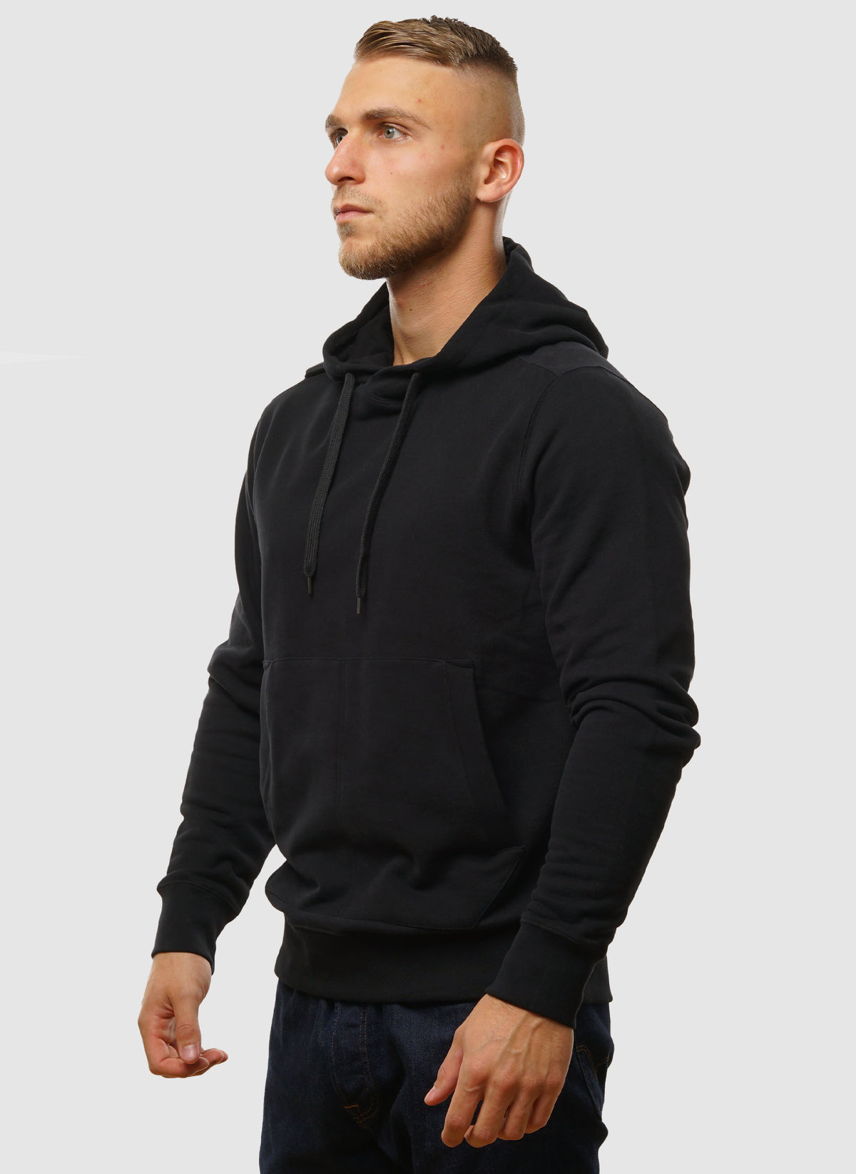 Core Overhead Hoody - Jet Black