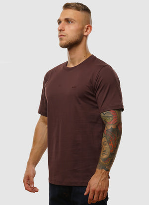 Johannes Logo T-Shirt - Wine Red