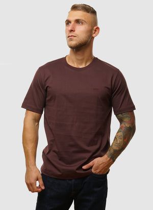 Johannes Logo T-Shirt - Wine Red