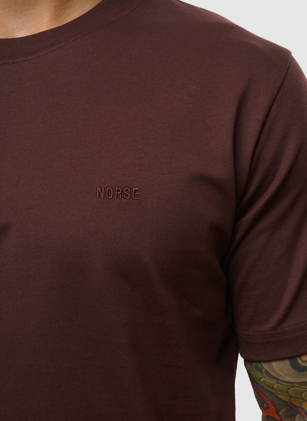 Johannes Logo T-Shirt - Wine Red