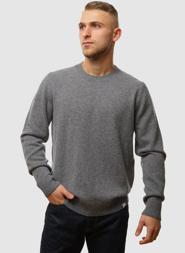 Standard Merino Lambswool Sweater - Grey Melange